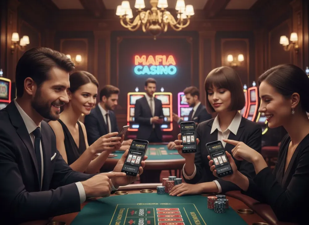 Mafia Casino app – to samo konto i saldo w telefonie