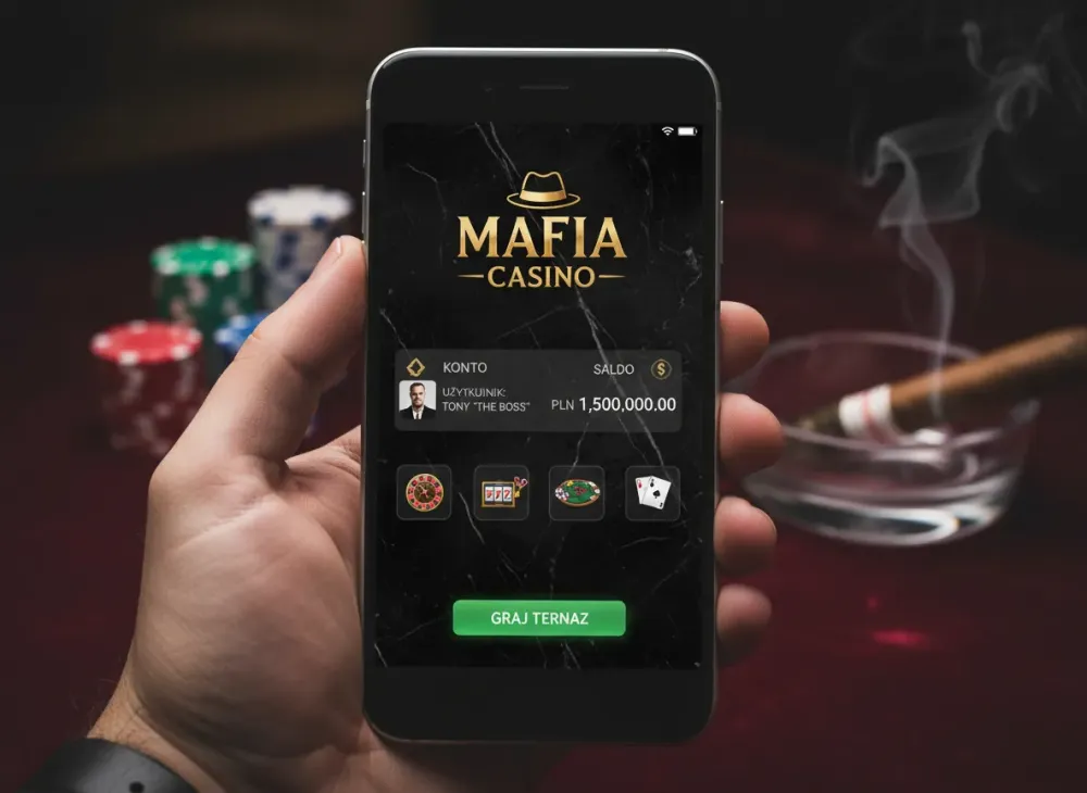Mafia Casino app – to samo konto i saldo w telefonie